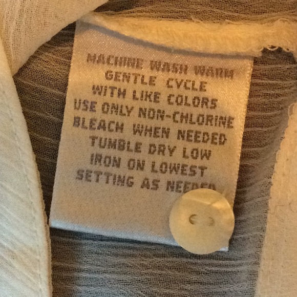 Off White (cream) Worthington Short Sleeved Blouse - Picture 4 of 5